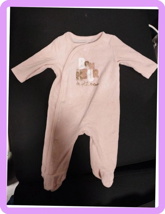 Pyjama 3 mois velours