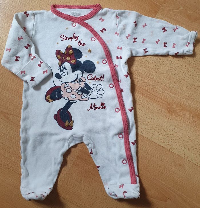 Lot de 2 pyjamas Minnie Disney 0-3mois 62CM