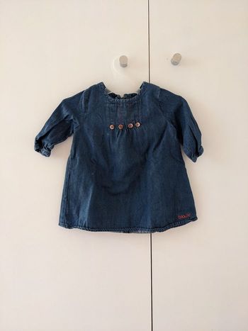 Robe souple jean 3 mois