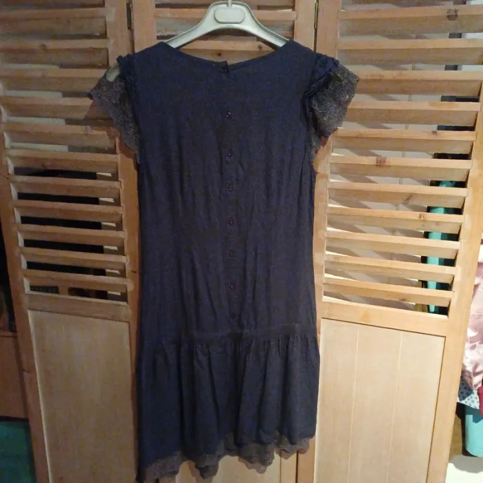 Robe mi longue taille 38 grise, pimkie - photo numéro 3