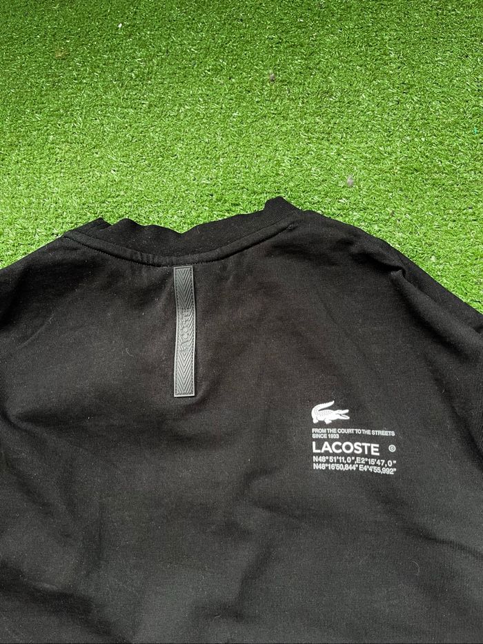 T-shirt Loose-Fit Noir Lacoste 🐊 - photo numéro 2