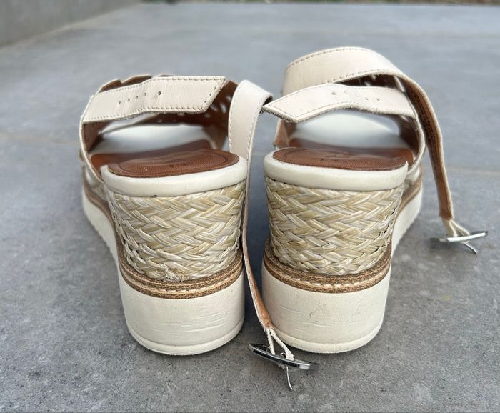Sandales couleur beige/creme - photo numéro 3