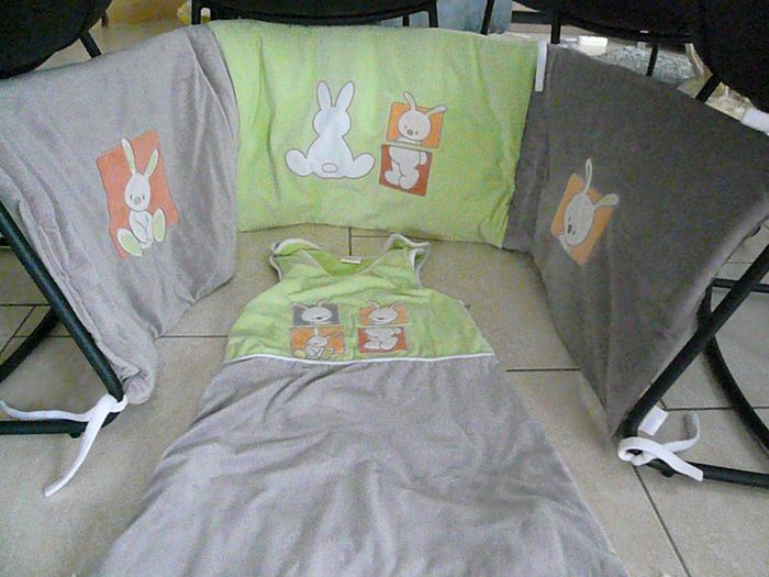 Ensemble Tour de lit et 1 gigoteuse