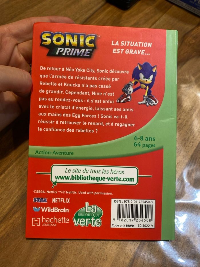 Livre Sonic Prime - photo numéro 2