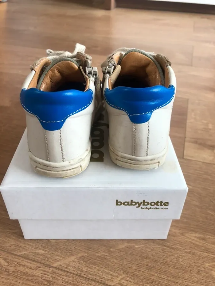 Baskets chaussures bébé Babybotte beige 23 - photo numéro 4