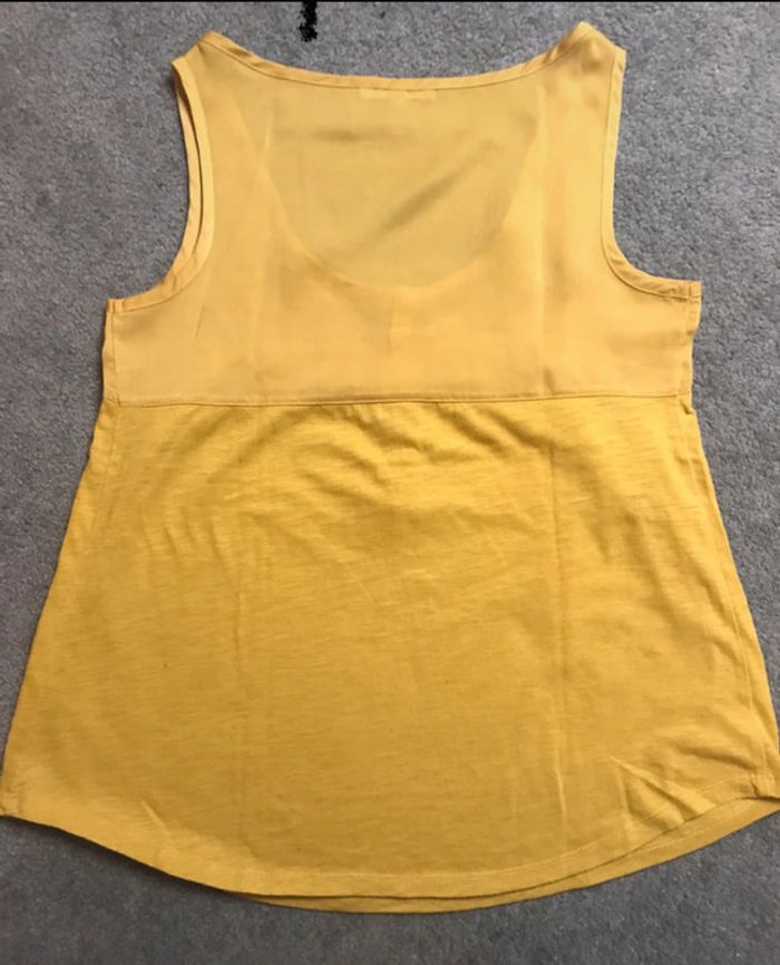 Top sans manches jaune moutarde - photo numéro 3