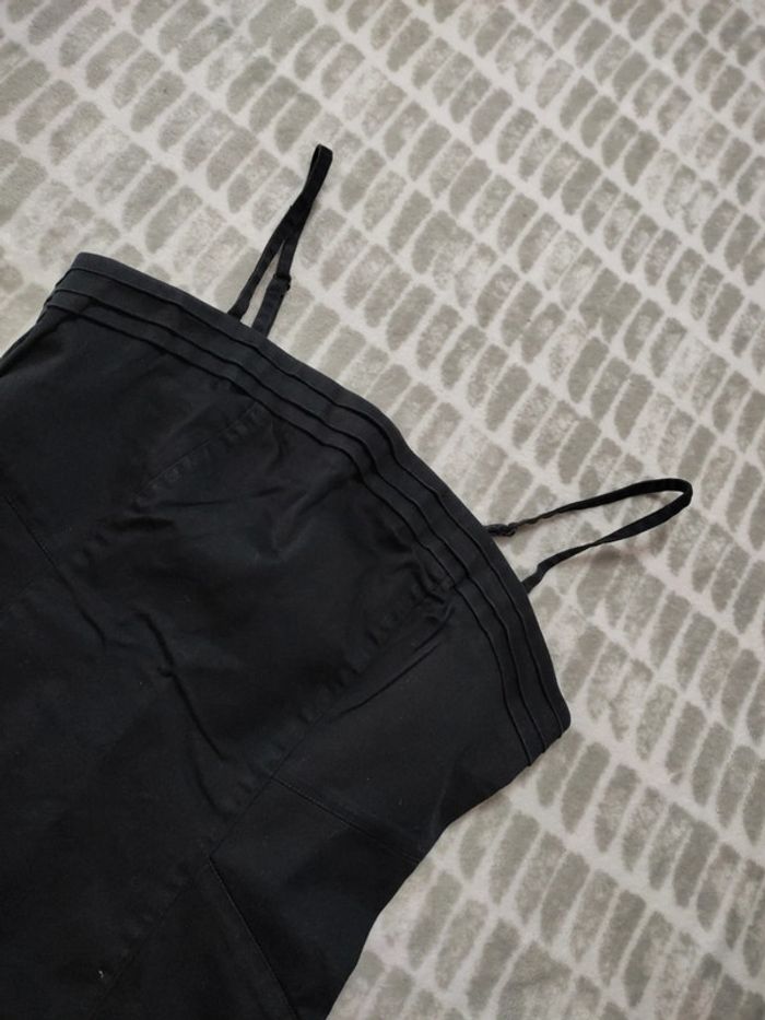 Robe bustier noir courte bretelles réglable stretch Kookaï taille 38 - photo numéro 2