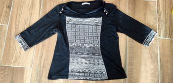 T-shirt ethnique Christine Laure