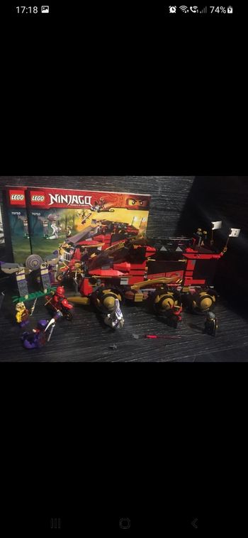 Lego Ninjago 70 750 - La base mobile des ninjas