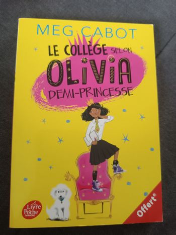 Livre  le collège selon Olivia demi princesse 