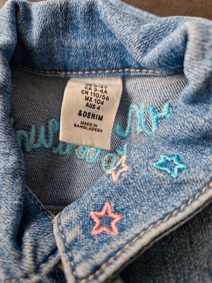 Veste jeans licorne - photo numéro 4