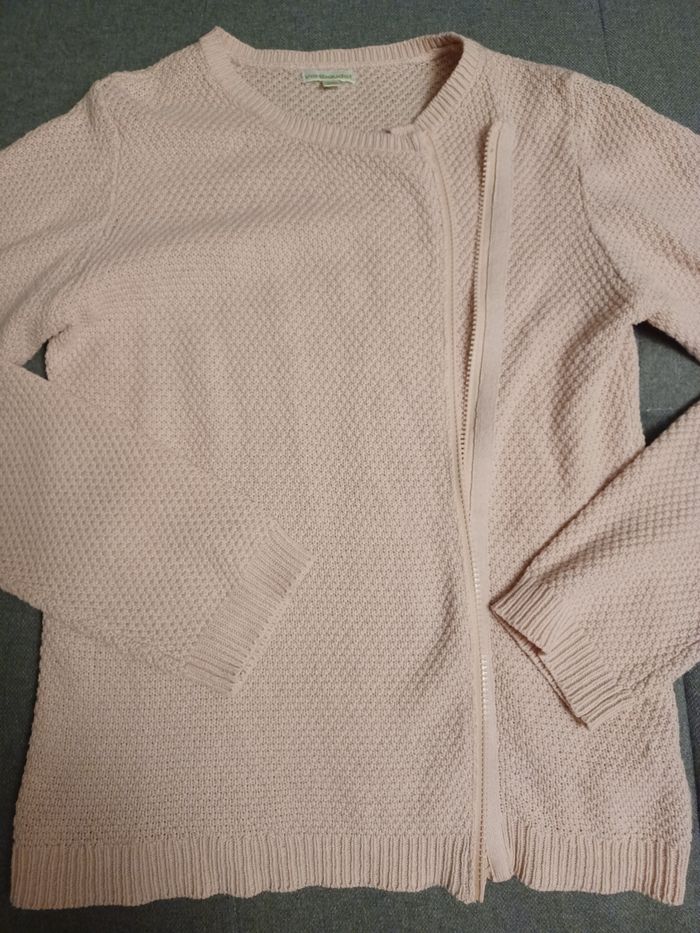 Gilet zippé rose vertbaudet taille 14 ans - photo numéro 2