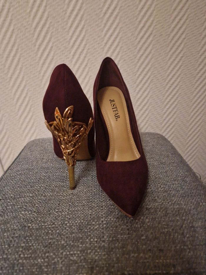 Talons bordeaux taille 36 - photo numéro 2