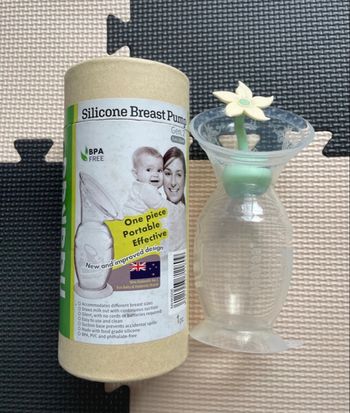 Le recueil-lait Haakaa avec bouchon fleur 