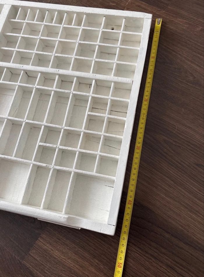 Ancien tiroir casier d’imprimerie - typographie - bon état - photo numéro 7