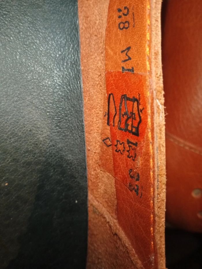 Chaussures cuir orange rouille - photo numéro 8