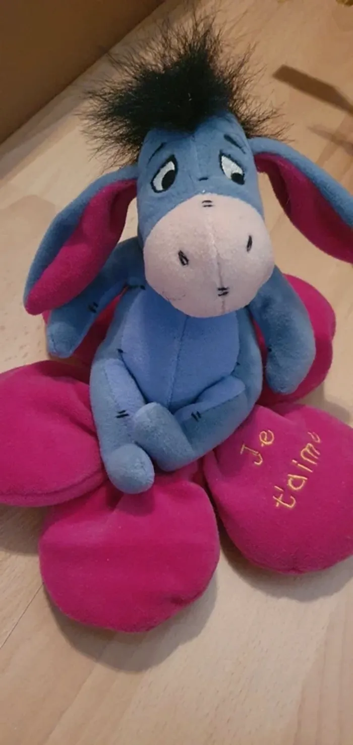 Peluche bourriquet en très bon état