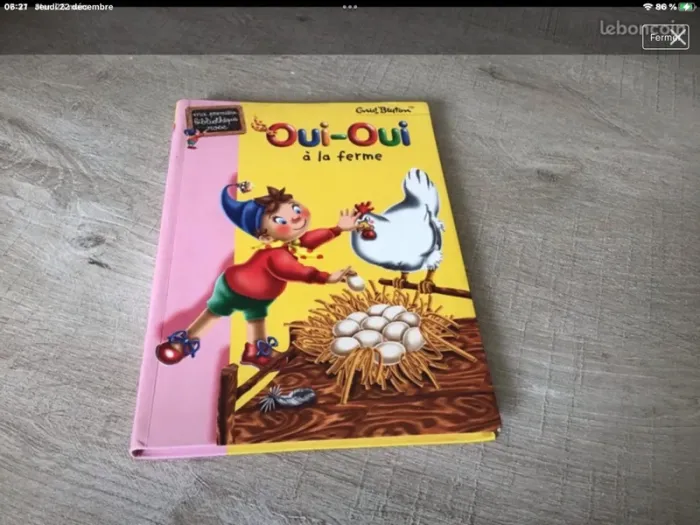 Lot oui-oui bonnet et livre - photo numéro 4