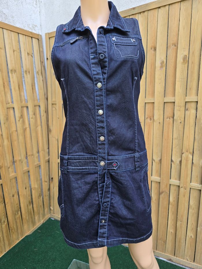 Robe cargo taille basse jeans brut 🍒vintage y2k 2000🍒taille unique voir mesures descriptif