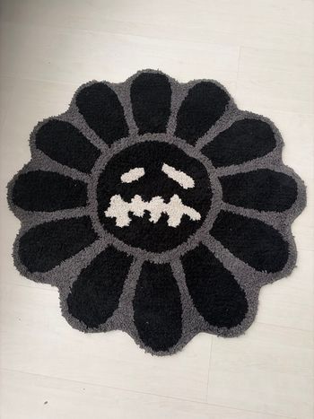 Tapis personnalisé fleur 