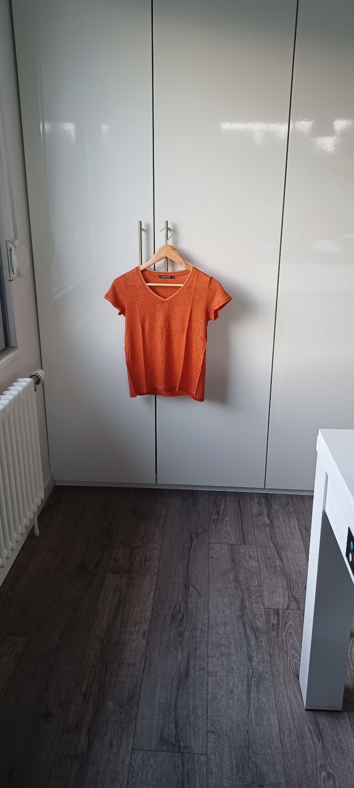 Tee-shirt femme taille xs les essentiels de Monoprix