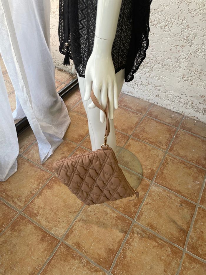 Sac matelassés de couleur rose - photo numéro 3