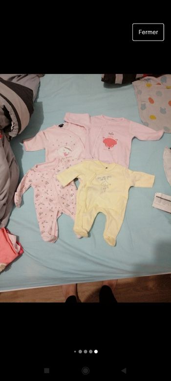 Lot 4 Pyjamas en 0 mois
