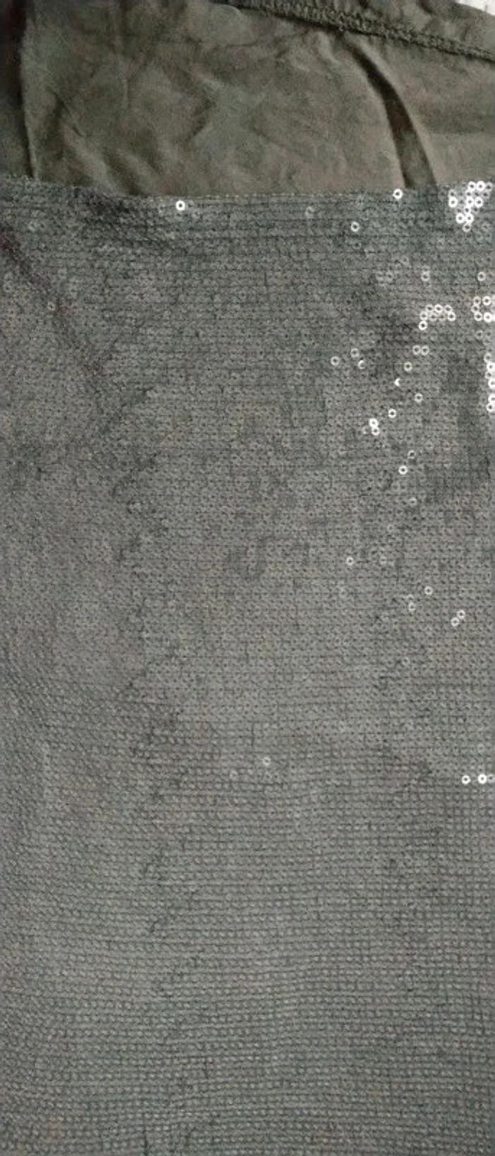 Haut bi matière soie et sequins  femme taille unique - photo numéro 11