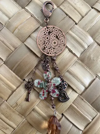 Bijou de sac Porte-clefs fait main