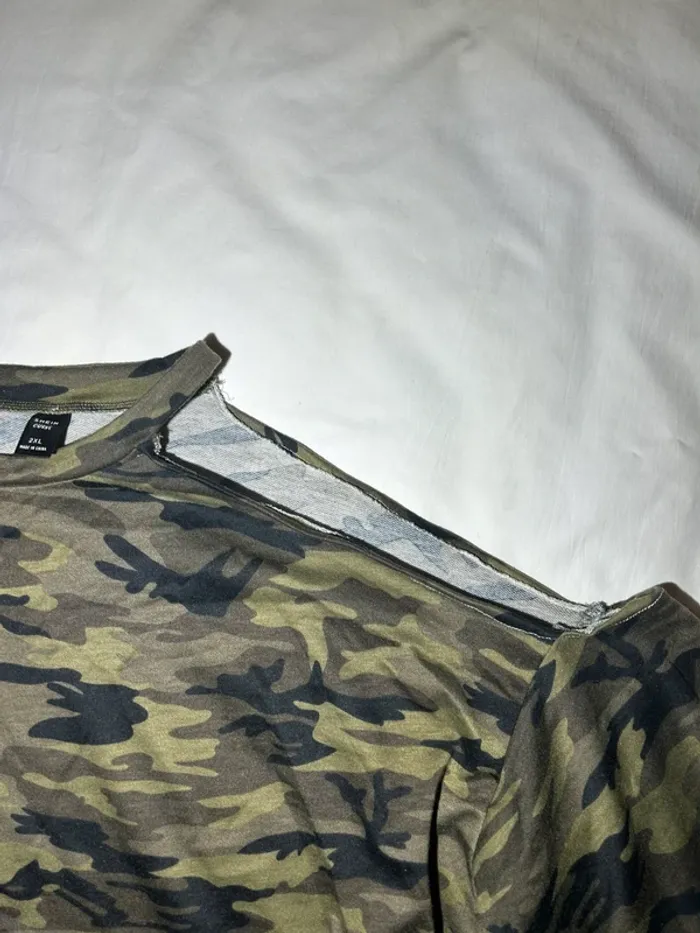 Blouse shein motifs militaire - photo numéro 5