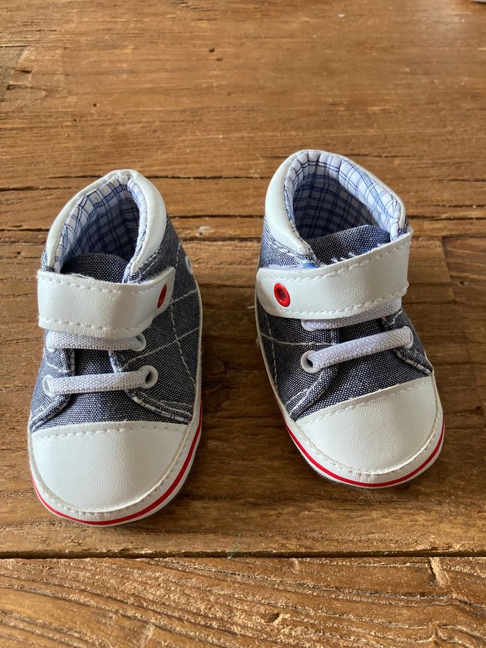 Chaussures basket grises bébé - photo numéro 2