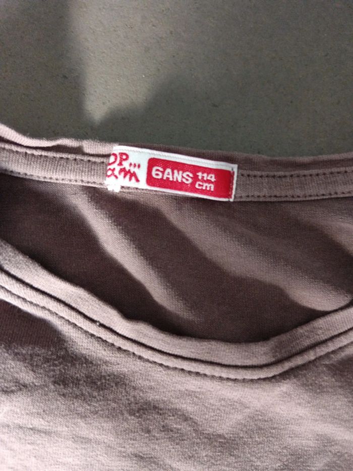 Tee-shirt manche longue 6 ns dpam - photo numéro 3