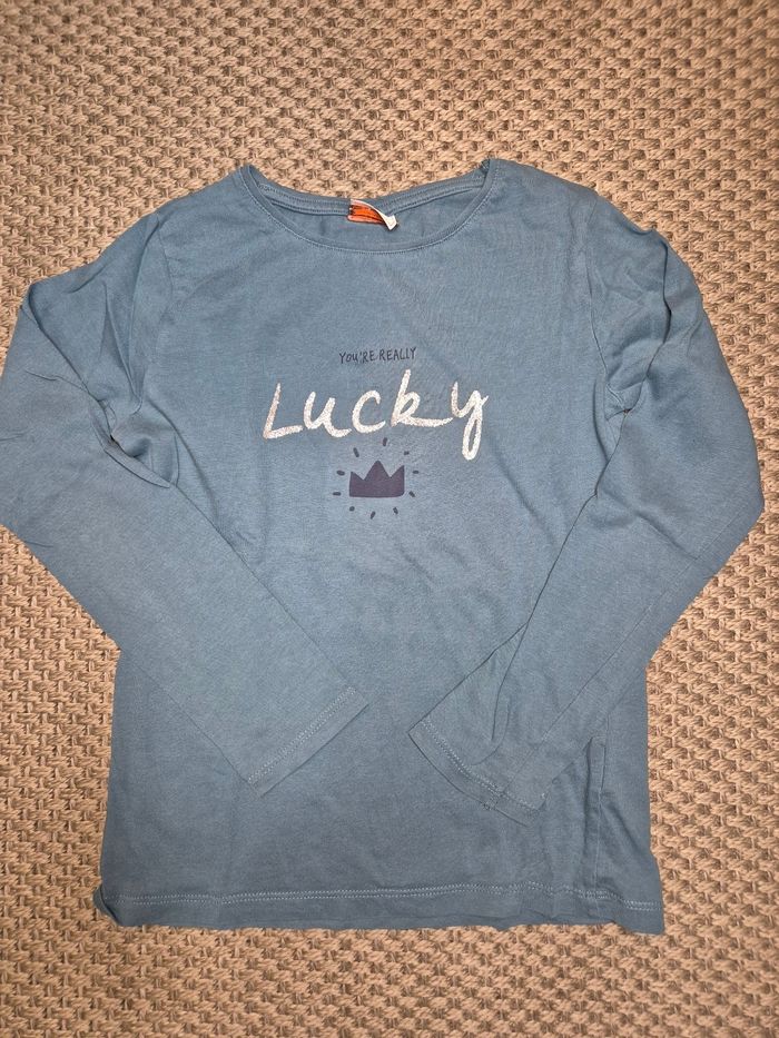 Lot de 4 t-shirts ML fille - 8 ans - photo numéro 9