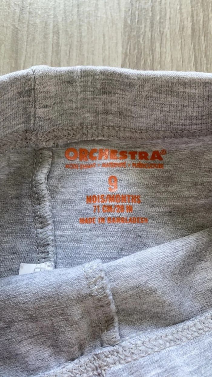 Legging gris orchestra 9 mois - photo numéro 2