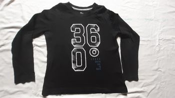 Sweet noir motif 360° blanc