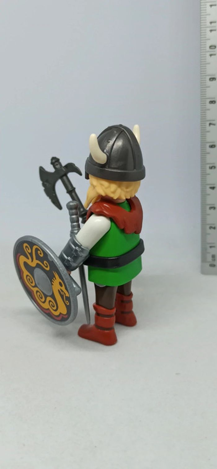 Homme viking avec barbe et casque à cornes playmobil - photo numéro 4