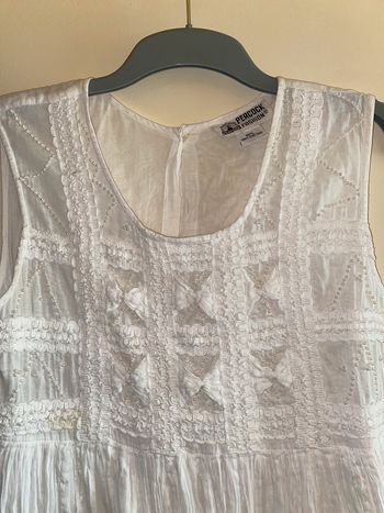 Robe blanche taille M/L