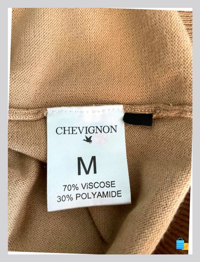 Pull Chevignon – Taille M – Beige – Homme - photo numéro 7