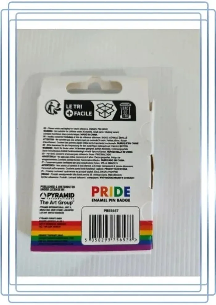 Enamel pin badge pride, neuf - photo numéro 2