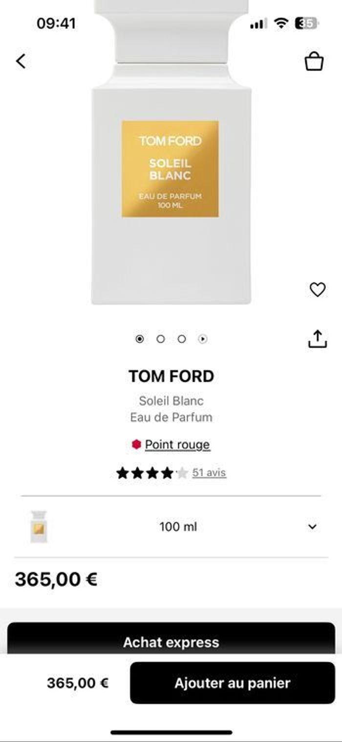 Parfum Tom Ford Soleil Blanc 100ml - photo numéro 5
