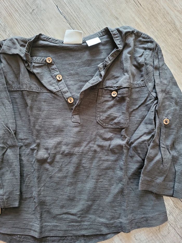 Chemise/Blouse garçon Zara 12/18 mois - photo numéro 2