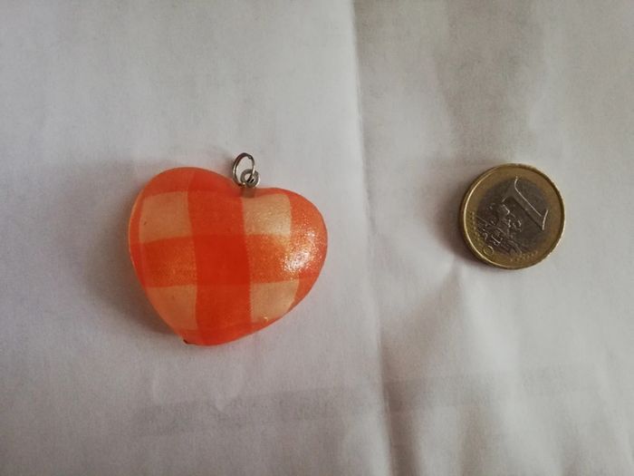 Magnifique pendentif vintage coeur original