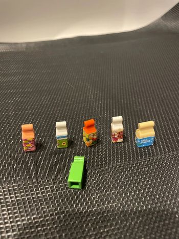 Playmobil lot briques lait jus cuisine maison magasin city pièces détachées accessoires