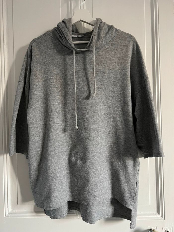 Sweat léger Zara gris taille S