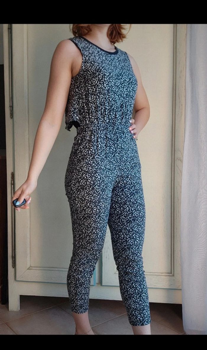 Combinaison pantalon ado imprimée léopard IKKS