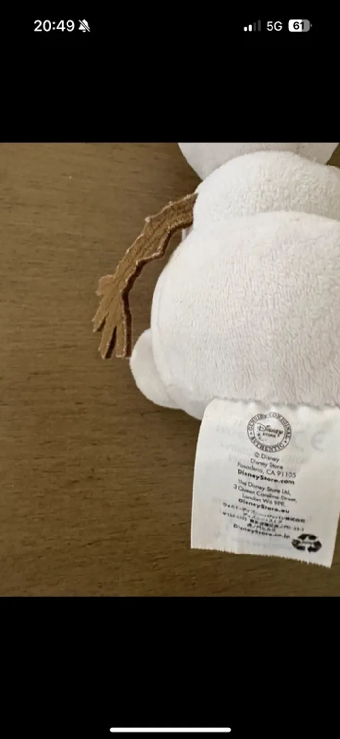 Peluche Disney Olaf Reine des neiges - photo numéro 14