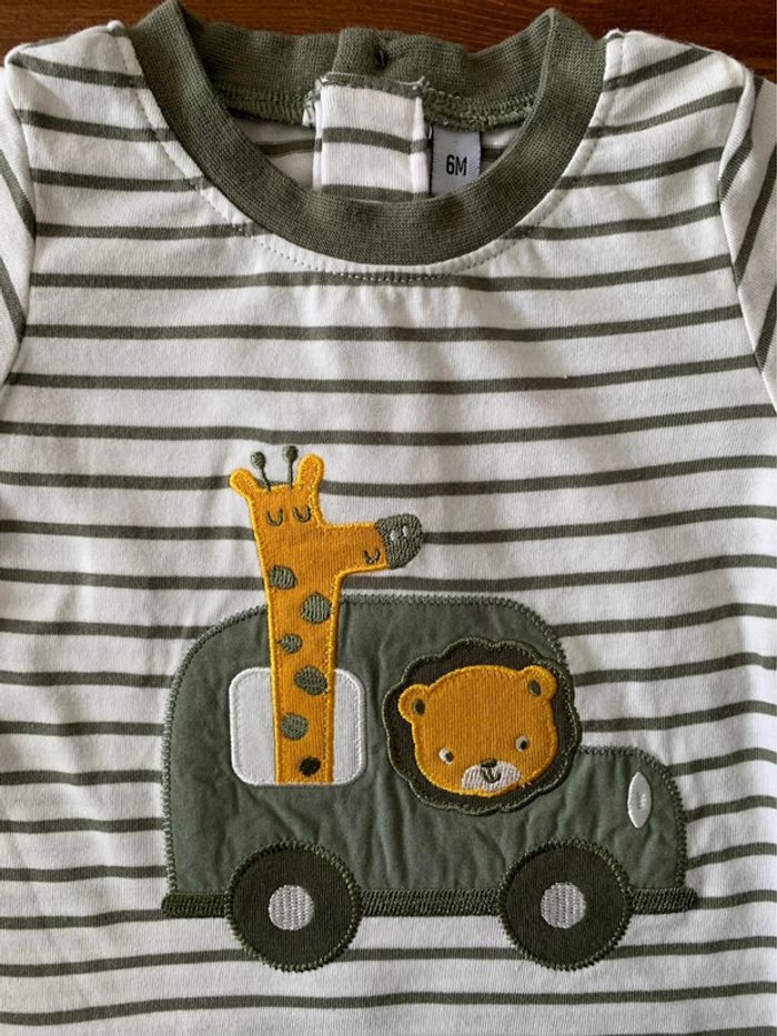 Ensemble T-Shirt + Short 6mois - photo numéro 3