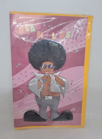 Carte postale 3D avec son enveloppe.
12x19cm.
NEUVE pop musique music.