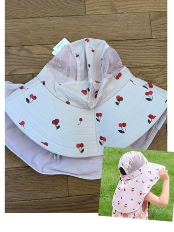 (New) Chapeau de soleil fille large 2/4 ans