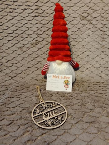Boule de Noël personnalisée